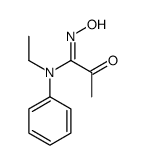 N-ethyl-N'-hydroxy-2-oxo-N-phenylpropanimidamide Structure