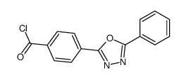 4-(5-phenyl-1,3,4-oxadiazol-2-yl)benzoyl chloride Structure