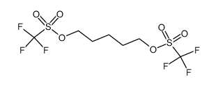 pentane-1,5-diylbis-(trifluoromethyl sulfonate) Structure