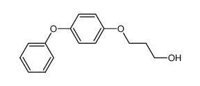 3-(4-phenoxyphenoxy)-propan-1-ol结构式