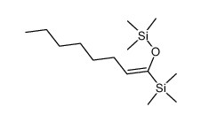 trimethyl((1-(trimethylsilyl)oct-1-en-1-yl)oxy)silane结构式