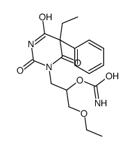 1-[2-(Aminocarbonyloxy)-3-ethoxypropyl]-5-ethyl-5-phenyl-2,4,6(1H,3H,5H)-pyrimidinetrione picture