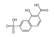 1-hydroxy-7-sulfo-2-naphthoic acid结构式