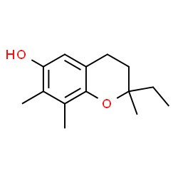 2H-1-Benzopyran-6-ol,2-ethyl-3,4-dihydro-2,7,8-trimethyl-(9CI)结构式