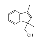1-Hydroxymethyl-1,3-dimethylinden结构式