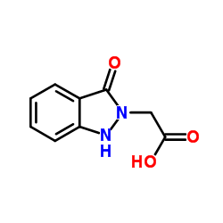 (3-Oxo-1,3-dihydro-2H-indazol-2-yl)acetic acid structure
