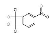 1,1,2,2-Tetrachlor-4-nitro-benzocyclobuten结构式