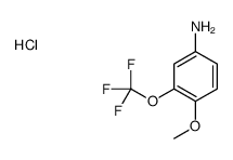 4-methoxy-3-(trifluoromethoxy)aniline,hydrochloride结构式
