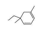 5-ethyl-1,5-dimethyl-cyclohexa-1,3-diene Structure