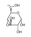 α-D-(6-13C)-glucopyranose Structure