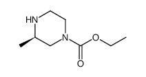 1-Piperazinecarboxylicacid,3-methyl-,ethylester,(3R)-(9CI)结构式