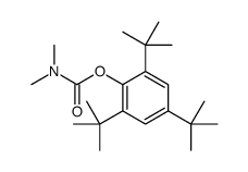 (2,4,6-tritert-butylphenyl) N,N-dimethylcarbamate Structure