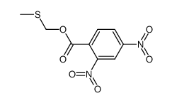 (2,4-dinitro-benzoyloxy)-methylsulfanyl-methane结构式