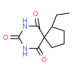 7,9-Diazaspiro[4.5]decane-6,8,10-trione,1-ethyl-(5CI) Structure