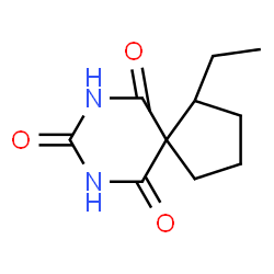 7,9-Diazaspiro[4.5]decane-6,8,10-trione,1-ethyl-(5CI) structure