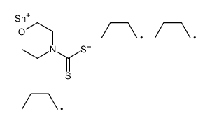 tributylstannyl morpholine-4-carbodithioate结构式