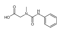 N-methyl-N-hydroxycarbonylmethyl-N'-phenylurea Structure