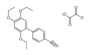 2-hydroxy-2-oxoacetate,4-(2,4,5-triethoxyphenyl)benzenediazonium Structure