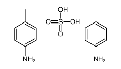 4-methylaniline,sulfuric acid结构式