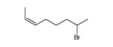 (E)-7-bromooct-2-ene Structure
