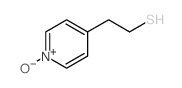4-Pyridineethanethiol,1-oxide structure