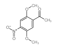 1-(2,5-dimethoxy-4-nitro-phenyl)ethanone结构式