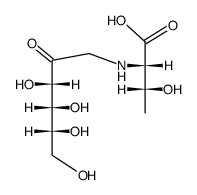 N-(1-Desoxy-D-fructos-1-yl)-L-threonin structure