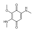 3-methoxy-2,5-bis-methylamino-[1,4]benzoquinone Structure