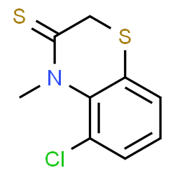 2H-1,4-Benzothiazine-3(4H)-thione,5-chloro-4-methyl-结构式