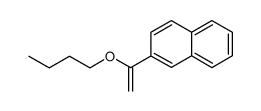 2-(1-butoxyvinyl)naphthalene Structure