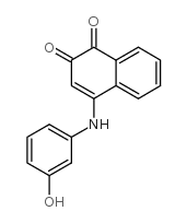 1,2-Naphthalenedione,4-[(3-hydroxyphenyl)amino]- picture