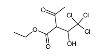 2-(2,2,2-trichloro-1-hydroxy-ethyl)-acetoacetic acid ethyl ester结构式