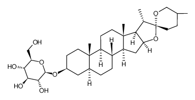 O-β-D-Glucopyranosyl-tigogenin Structure