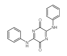 3,6-dianilinopyrazine-2,5-dione Structure