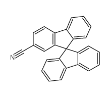 9,9'-spirobi[fluorene]-2-carbonitrile Structure