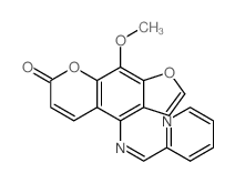 9-Methoxy-4-((2-pyridinylmethylene)amino)-7H-furo(3,2-g)chromen-7-one picture