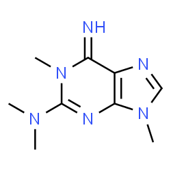 1H-Purin-2-amine,6,9-dihydro-6-imino-N,N,1,9-tetramethyl-(9CI) picture