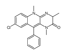 8-Chloro-10-phenyl-1,3,5-trimethyl-1H-pyrazino[2,3-b]quinolin-2(3H)-one结构式