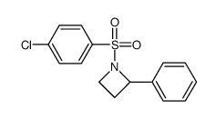 1-(4-chlorophenyl)sulfonyl-2-phenylazetidine Structure
