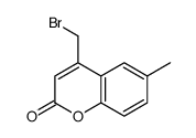 4-(bromomethyl)-6-methylchromen-2-one结构式