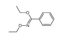 N-ethoxy-benzimidic acid ethyl ester Structure