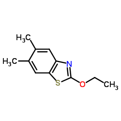 Benzothiazole, 2-ethoxy-5,6-dimethyl- (9CI)结构式