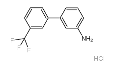 3'-(三氟甲基)-[1,1'-联苯]-3-胺盐酸盐结构式