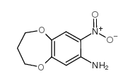 8-硝基-3,4-二氢-2H-1,5-苯并二氧杂卓-7-胺结构式