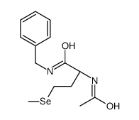 (2S)-2-acetamido-N-benzyl-4-methylselanylbutanamide结构式