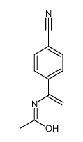 N-[1-(4-cyanophenyl)ethenyl]acetamide Structure