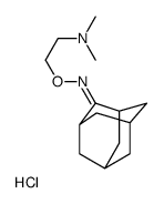 2-(2-adamantylideneamino)oxy-N,N-dimethylethanamine,hydrochloride Structure