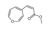 methyl 3-(oxepin-4-yl)prop-2-enoate结构式