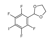 2-(2,3,5,6-tetrafluoro-4-iodophenyl)-1,3-dioxolane结构式