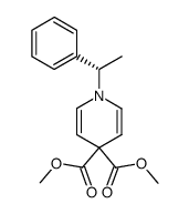 1-[(1S)-phenylethyl]-bis(methoxycarbonyl)-1,4-dihydropyridine Structure